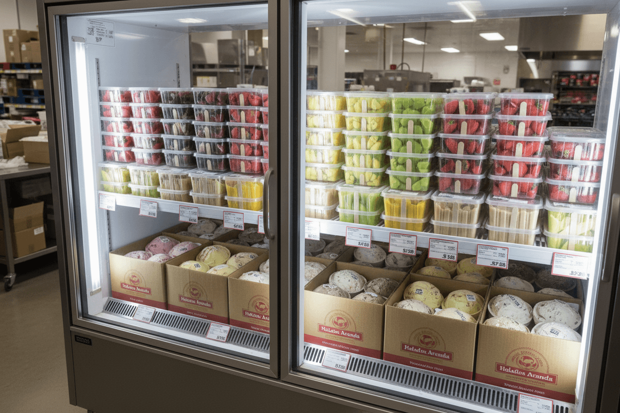 Wholesale ice cream and paletas products